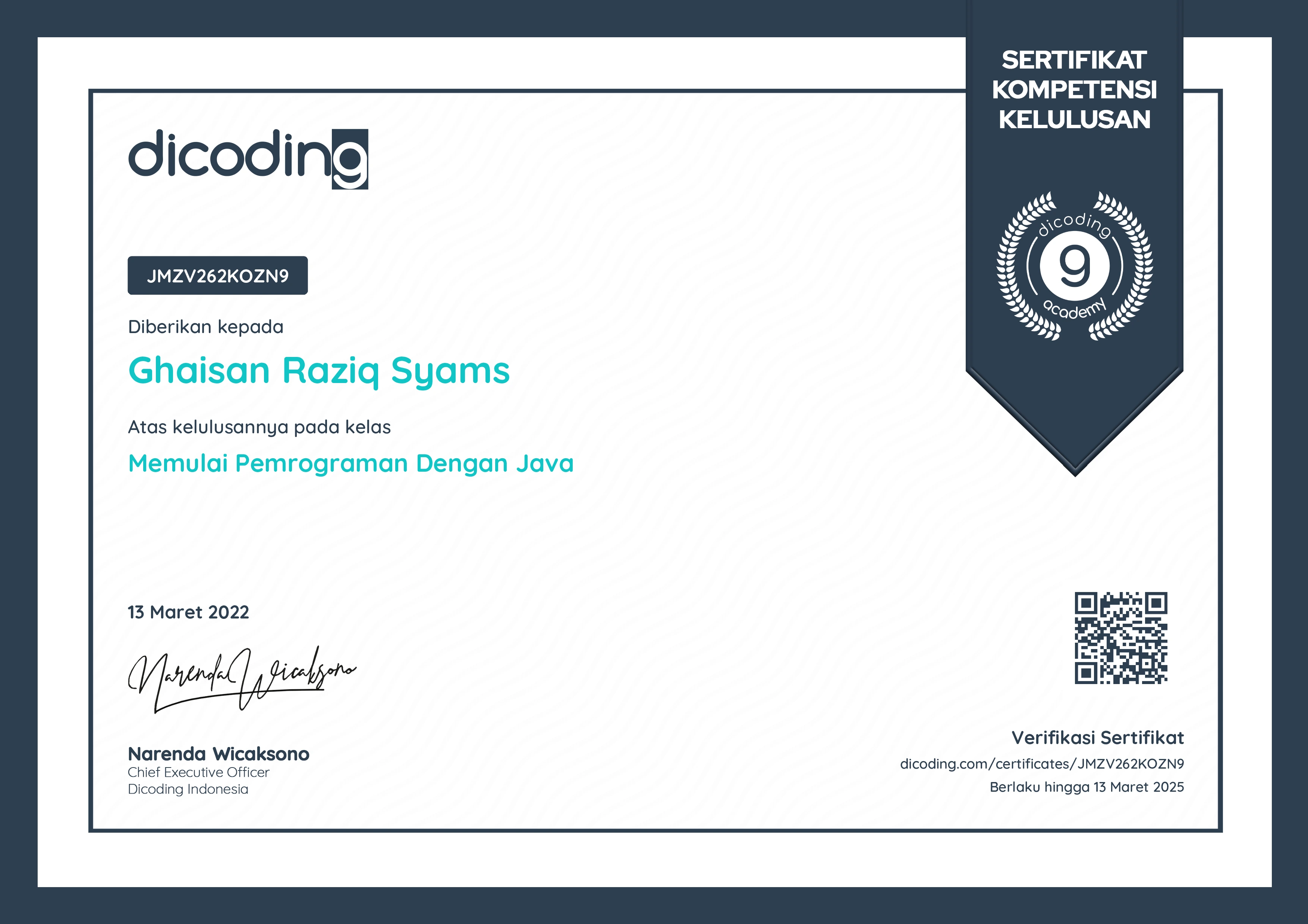 Java Programming Foundations